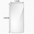 2x Tempered Glass for Xiaomi Redmi Note 12 4G/5G / POCO X5 5G, ERBORD 9H Hard Glass for phone screen