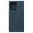 Case for Motorola Edge 40 Neo, ERBORD Vintage, wallet with flap, blue