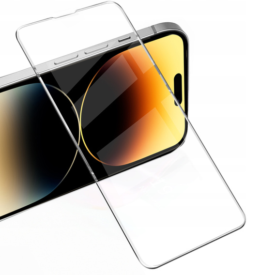 2x Szkło Hartowane do iPhone 14 Pro Max, ERBORD 9H Hard Glass, szybka
