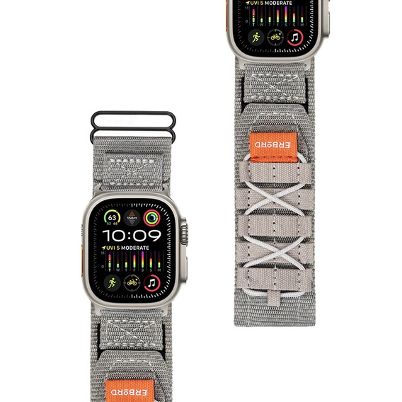 ERBORD Runner Nylon Strap for Apple Watch 1/2/3/4/5/6/7/8/9/SE/ULTRA/ULTRA 2 42/44/45/49MM