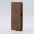 Case for Xiaomi Redmi Note 12S, ERBORD Vintage, wallet with flap, brown