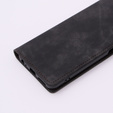 Case for Motorola Moto G73, ERBORD Vintage, wallet with flap, black