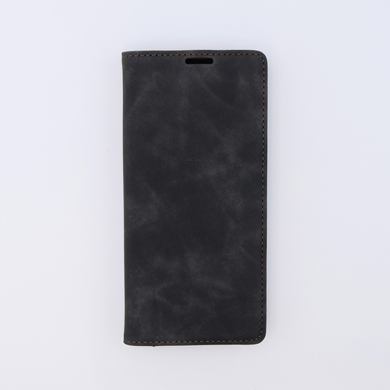 Case for Xiaomi Redmi Note 12 5G / Poco X5 5G, ERBORD Vintage, wallet with flap, black