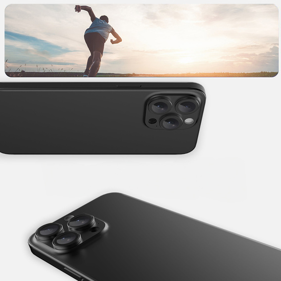 2x ERBORD OPTIK Pro Camera Tempered Glass for iPhone 16 Pro/16 Pro Max / 15 Pro/15 Pro Max/14 Pro/14 Pro Max, black