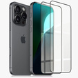2x Tempered Glass ERBORD 3D for iPhone 16 Pro Max full display