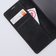 Case for Xiaomi Redmi Note 12S, ERBORD Vintage, wallet with flap, black