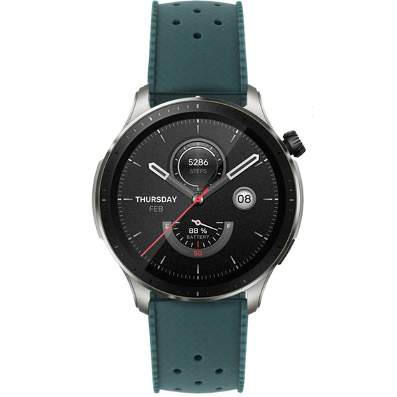 Pasek Silikonowy ERBORD Uniwersalny 22mm, Tropic, zielony / czarna klamra