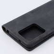 Case for Xiaomi Redmi Note 12 4G, ERBORD Vintage, wallet with flap, black