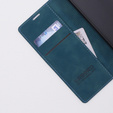 Case for Oppo A78 4G, ERBORD Vintage, wallet with flap, blue