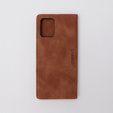 Case for Motorola Moto E13 4G, ERBORD Vintage, wallet with flap, brown