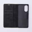 Case for Oppo A78 4G, ERBORD Vintage, wallet with flap, black