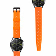 Pasek Silikonowy ERBORD Uniwersalny 22mm, Tropic, pomarańczowy / czarna klamra