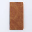 Case for Motorola Moto G53, ERBORD Vintage, wallet with flap, brown