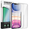 2x Tempered Glass for iPhone XR/11, ERBORD 9H Hard Glass for phone screen