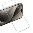 2x Tempered Glass for iPhone 15 Pro, ERBORD 9H Hard Glass for phone screen
