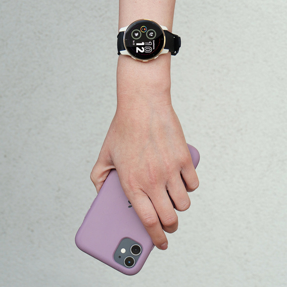 Pasek Silikonowy ERBORD Uniwersalny 20mm, Tropic, czarny / czarna klamra