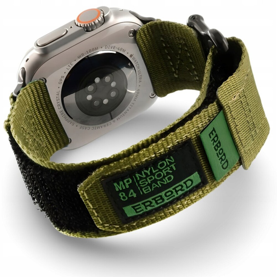 ERBORD MP84 Nylon Strap for Apple Watch 1/2/3/4/5/6/7/8/9/SE/ULTRA/ULTRA 2 42/44/45/49mm