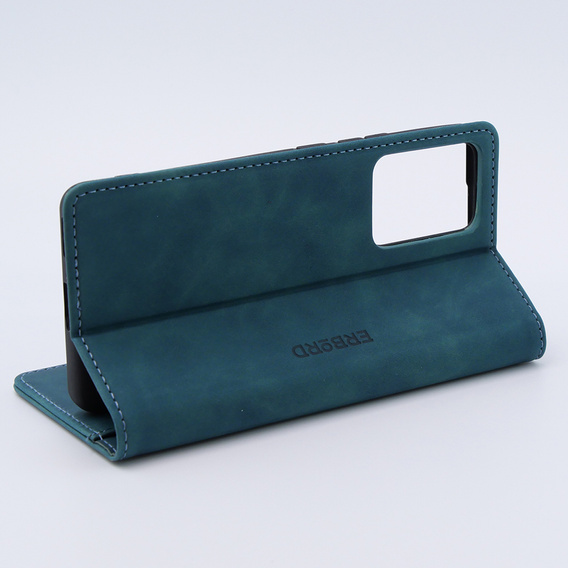 Etui do Xiaomi 13 lite, ERBORD Vintage portfel z klapką, niebieskie