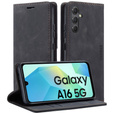 Etui do Samsung Galaxy A16 / A16 5G, ERBORD Vintage, portfel z klapką, czarne