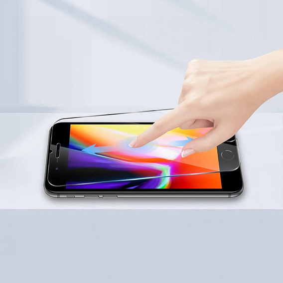 2x Szkło Hartowane do iPhone 7/8/SE 2020/SE 2022, ERBORD 9H Hard Glass, szybka