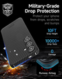 Case for Samsung Galaxy S24, ERBORD Full Kevlar, for MagSafe, black
