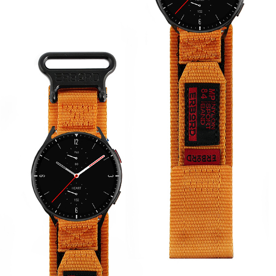 Pasek Nylonowy ERBORD MP84 Uniwersalny 22mm, Pomarańczowy