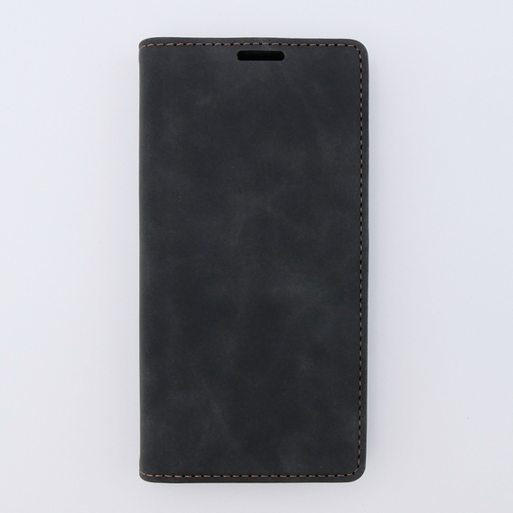 Etui do Samsung Galaxy S23, ERBORD Vintage portfel z klapką, czarne