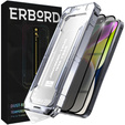 2x Privatization Tempered Glass for iPhone 14 Plus / 13 Pro Max, ERBORD 9H Easy App Anti-Peep