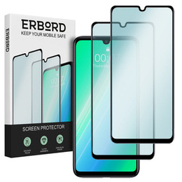 2x Tempered Glass for Xiaomi Redmi Note 7, ERBORD 3D full display
