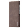 Flip case for Samsung Galaxy S23 Ultra, ERBORD Retro, brown