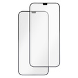 2x Tempered Glass for iPhone X / XS / 11 Pro, ERBORD Easy App Full Screen Protector