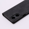 Case for Oppo A78 5G, ERBORD Vintage, wallet with flap, black