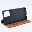 Case for Motorola Moto G53, ERBORD Vintage, wallet with flap, brown