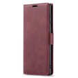 Case for Samsung Galaxy S23 Ultra, ERBORD Vintage, wallet with flap, red