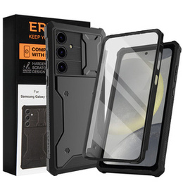 Etui do Samsung Galaxy S24, ERBORD Rugged Case, czarne