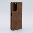 Case for Xiaomi Redmi Note 12S, ERBORD Vintage, wallet with flap, brown