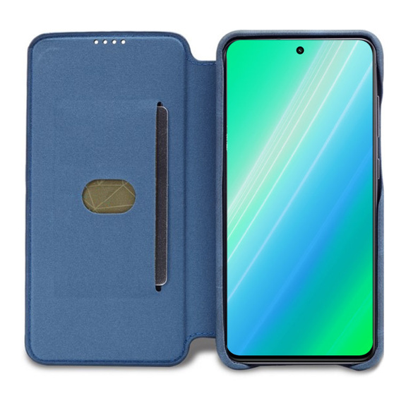 Flip case for Samsung Galaxy S23 Plus, ERBORD Retro, blue