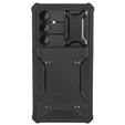 Case for Samsung Galaxy A55, ERBORD Rugged Case, black (Two frames)