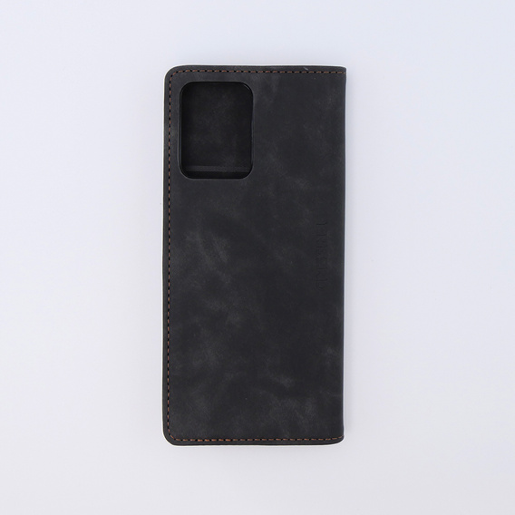 Case for Xiaomi Redmi Note 12 5G / Poco X5 5G, ERBORD Vintage, wallet with flap, black