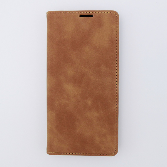 Etui do Xiaomi 13 lite, ERBORD Vintage portfel z klapką, brązowe