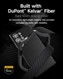 Case for Samsung Galaxy S24 Ultra, ERBORD Full Kevlar, for MagSafe, black