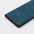 Case for Motorola Moto G73, ERBORD Vintage, wallet with flap, blue