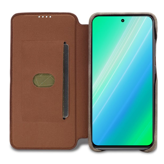 Flip case for Samsung Galaxy S23 Plus, ERBORD Retro, brown