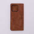 Etui do Xiaomi Redmi 12C, ERBORD Vintage portfel z klapką, brązowe