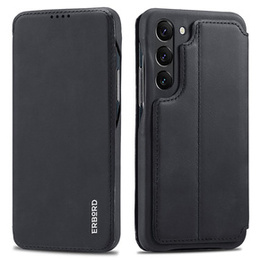 Flip case for Samsung Galaxy S23, ERBORD Retro, black