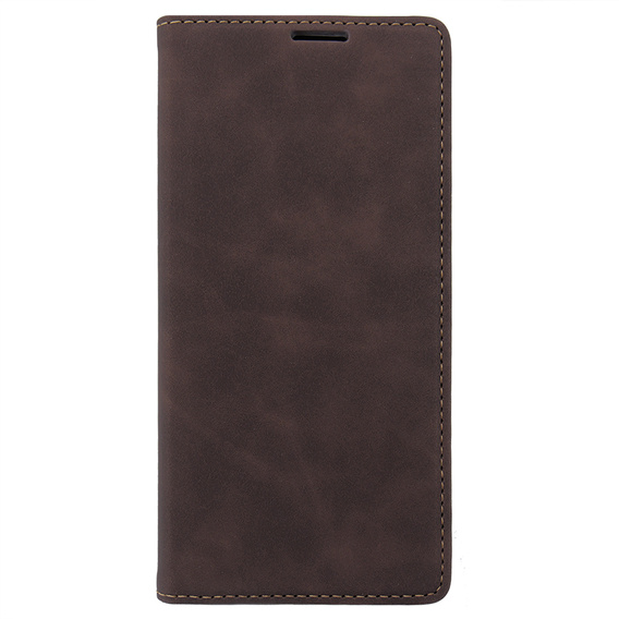 Case for Motorola Edge 40 Neo, ERBORD Vintage, wallet with flap, coffee