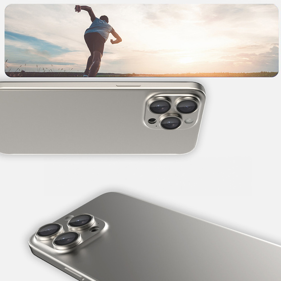 2x ERBORD OPTIK Pro Camera Tempered Glass for iPhone 16 Pro/16 Pro Max / 15 Pro/15 Pro Max/14 Pro/14 Pro Max, titanium