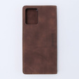 Case for Motorola Moto G53, ERBORD Vintage, wallet with flap, coffee