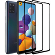 2x Tempered Glass for Samsung Galaxy A21/A21S, ERBORD 3D full display