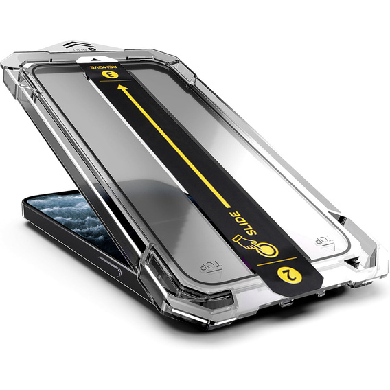 2x Tempered Glass for iPhone X / XS / 11 Pro, ERBORD Easy App Full Screen Protector